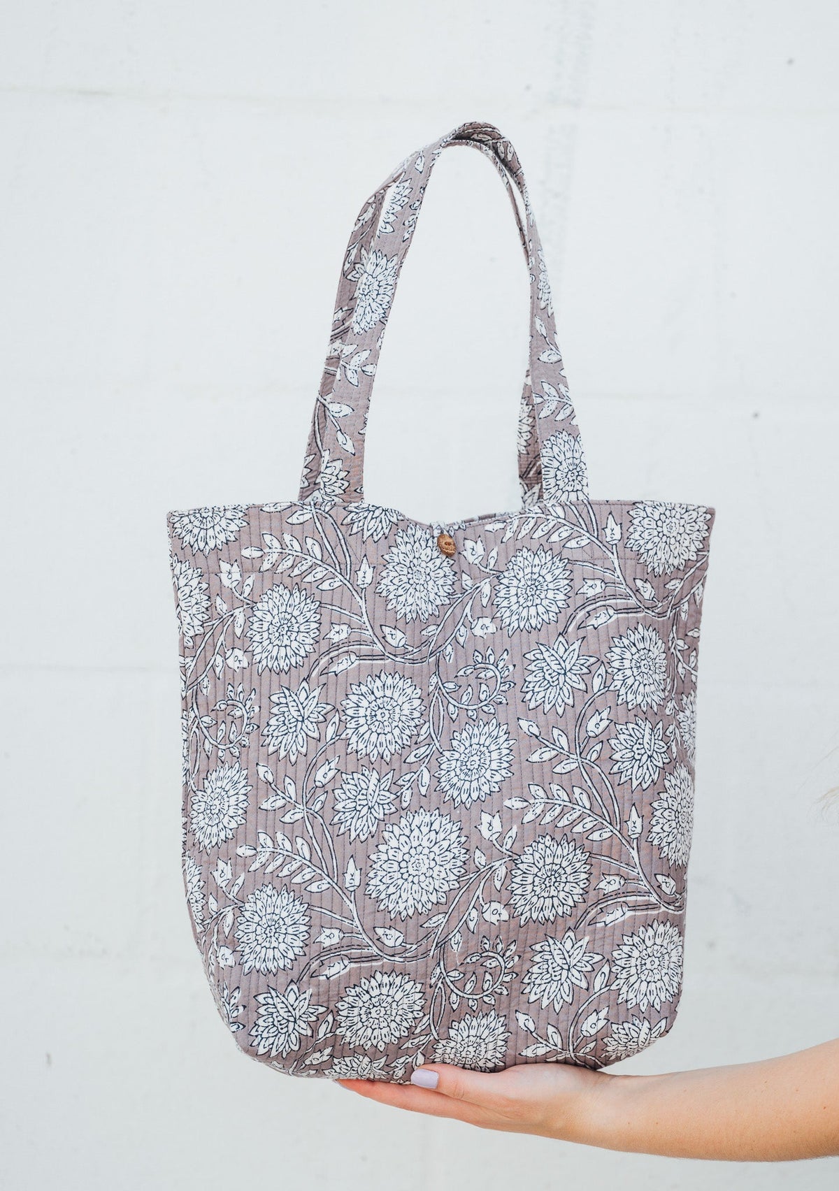 Boho Quilted Indian Tote