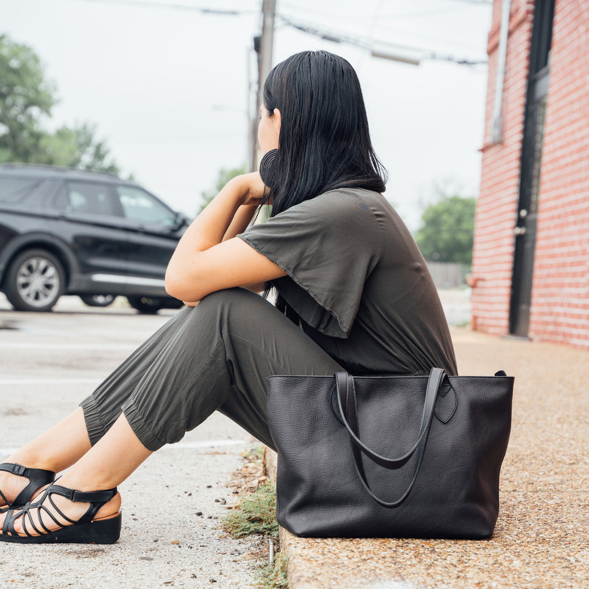 Colombian Nappa Leather Tote