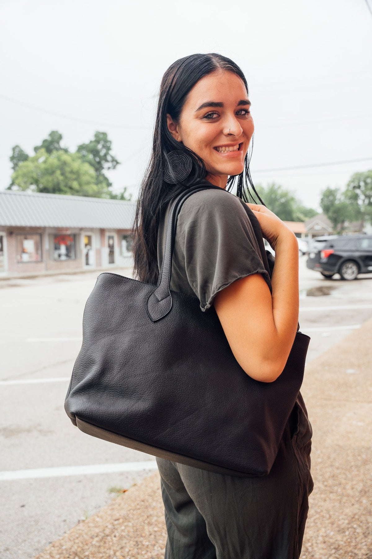 Colombian Nappa Leather Tote