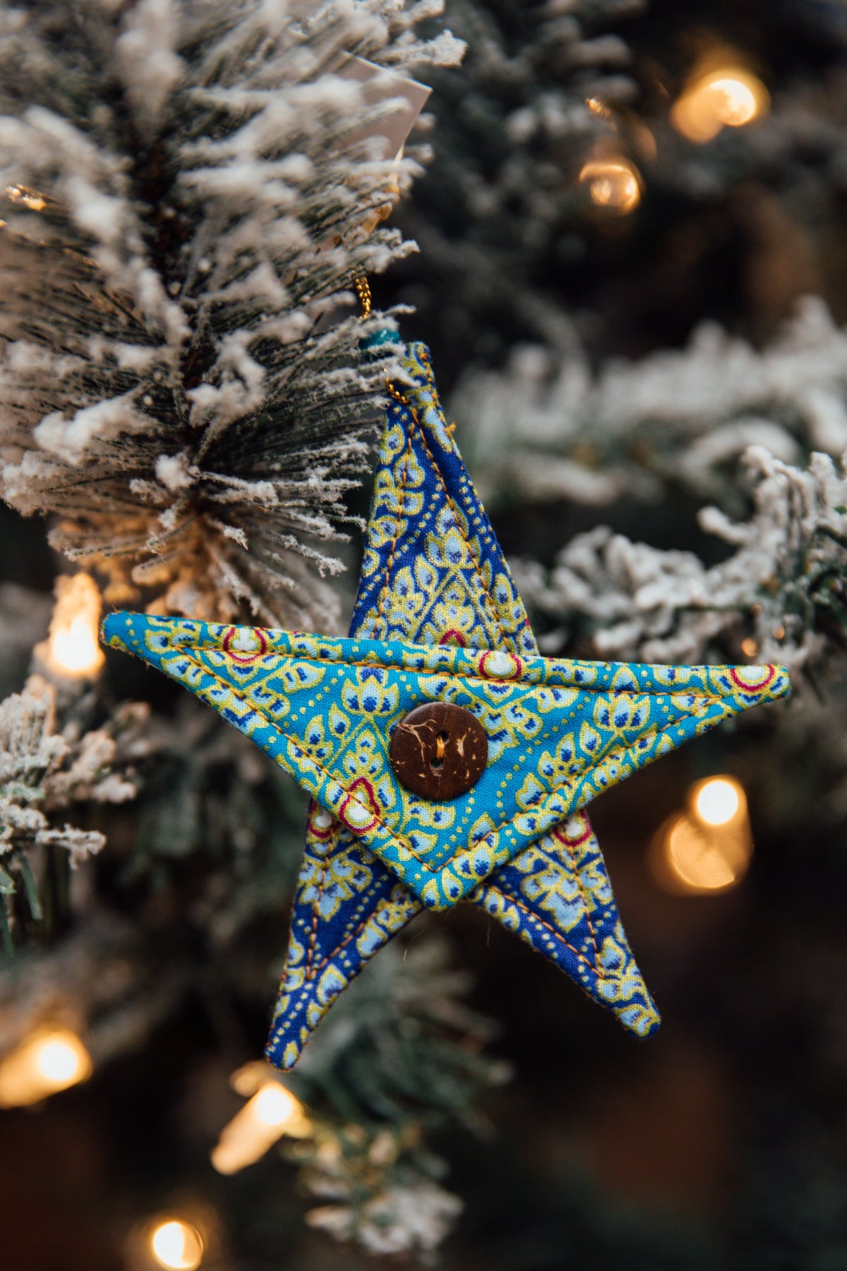 Patchwork Star Ornament