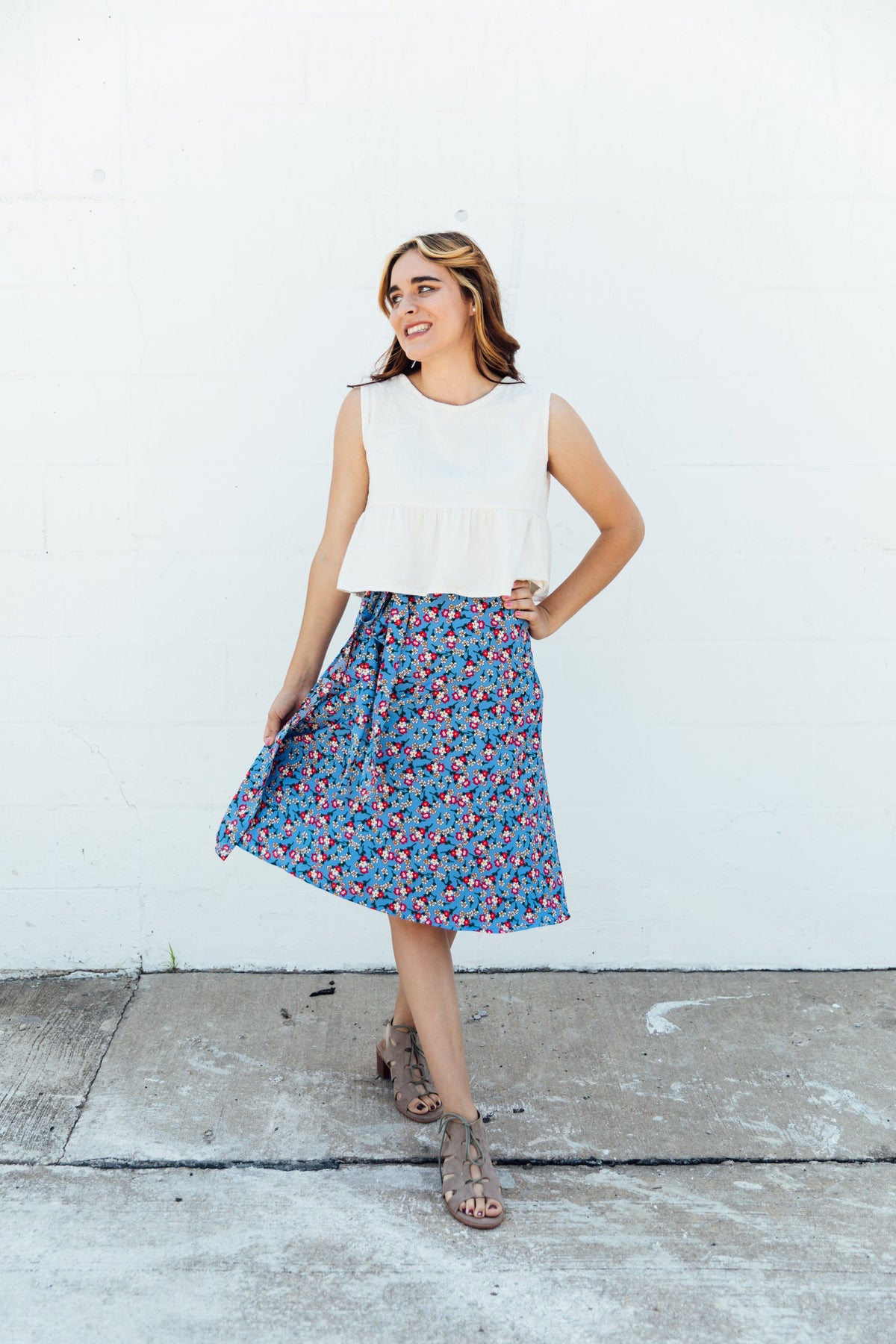 Midi Wrap Skirt