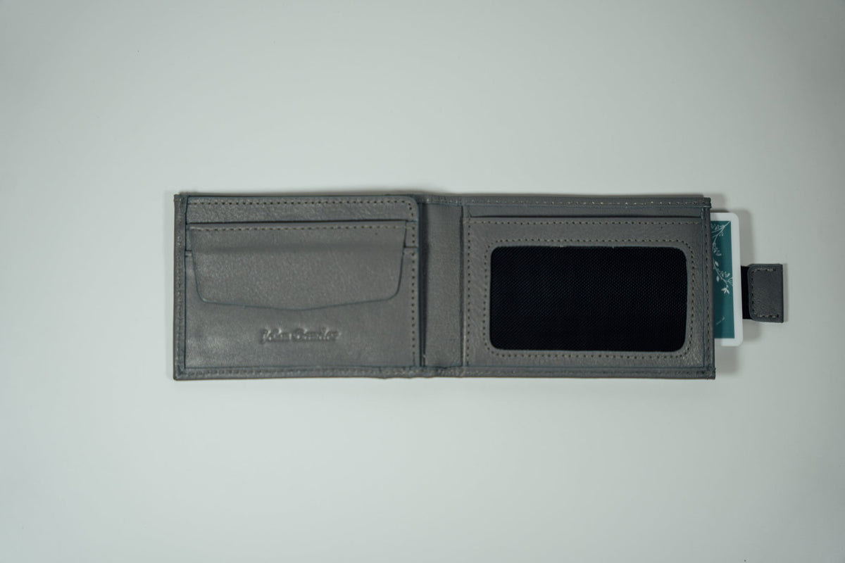 Pull Tab Leather Wallet