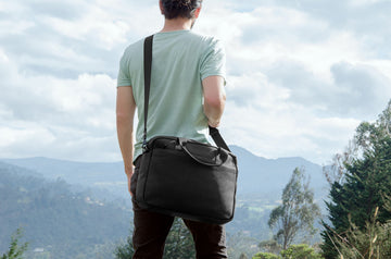 Full Grain Leather Briefcase/Messenger Bag