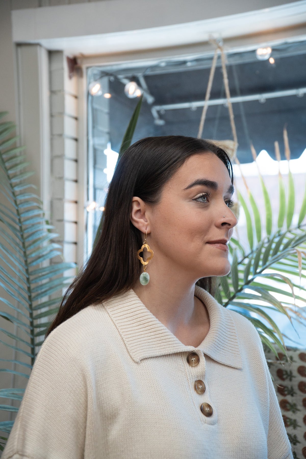 Diya Drop Earrings