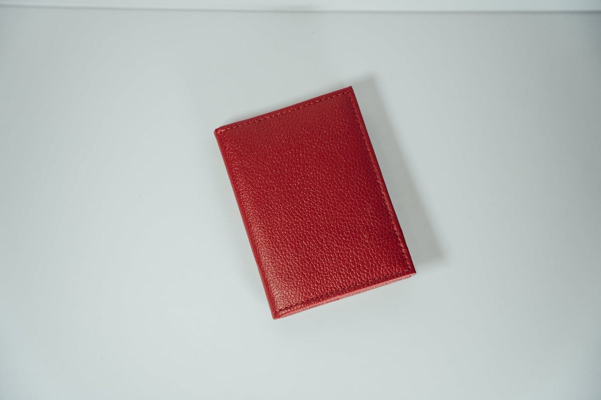 Slim Vertical Leather Wallet