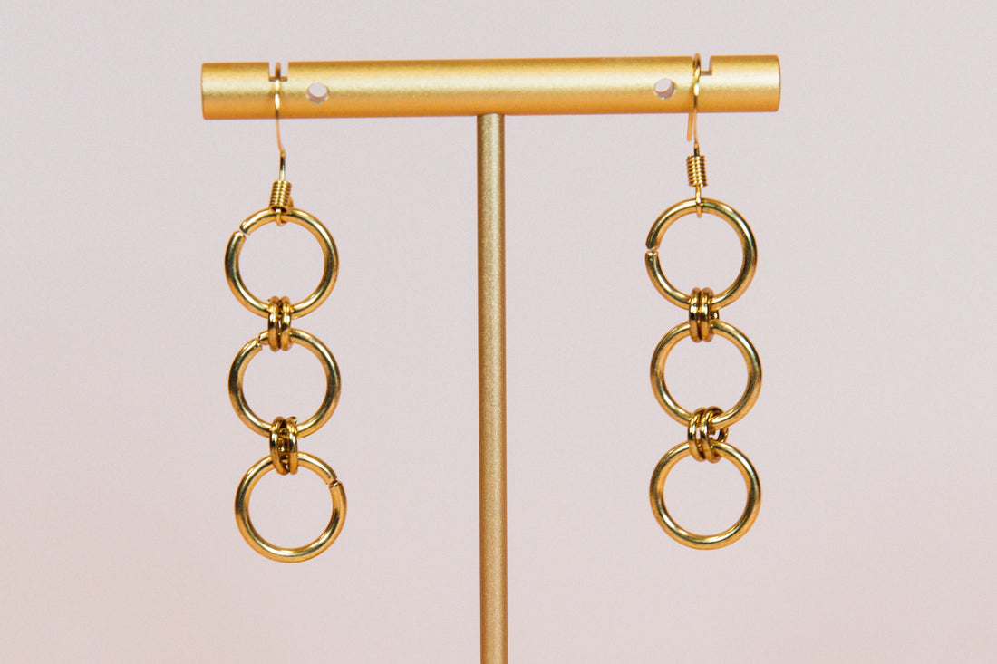 Savita Triple Hoop Earrings